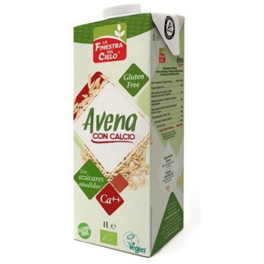 Bebida de Avena con Calcio y Sin Gluten Bio 1 L. Sol Natural - Bio Market