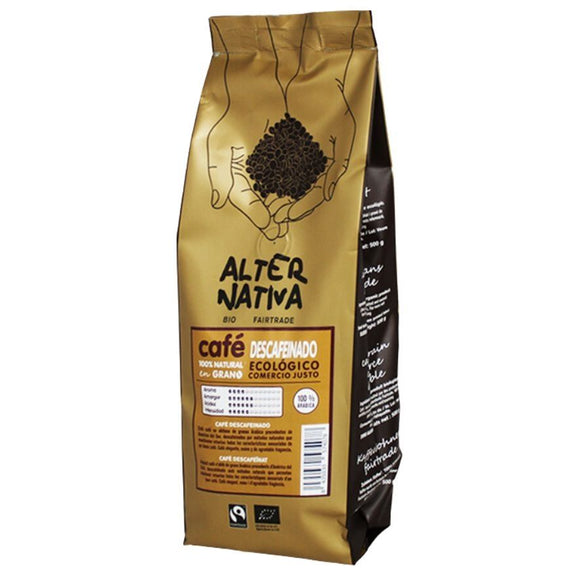 Café Descafeinado Grano Bio Fairtrade 500g - Delicatessin