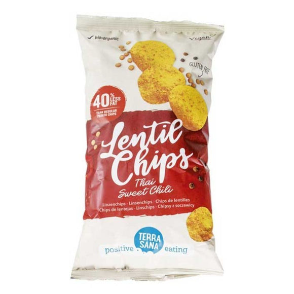 Chips de Lentejas Thai Chile Dulce Sin Gluten Bio 75g - Delicatessin