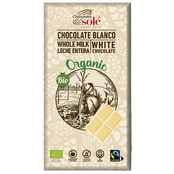 Chocolate Blanco Bio Fairtrade 100g - Delicatessin