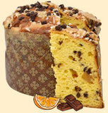 Panettone de Naranja y Chocolate Sin Gluten y Sin Lactosa 600g - Delicatessin
