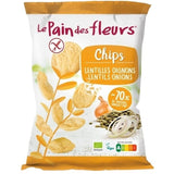 Chips de Lentejas con Cebolla Sin Gluten Bio 50g - Delicatessin