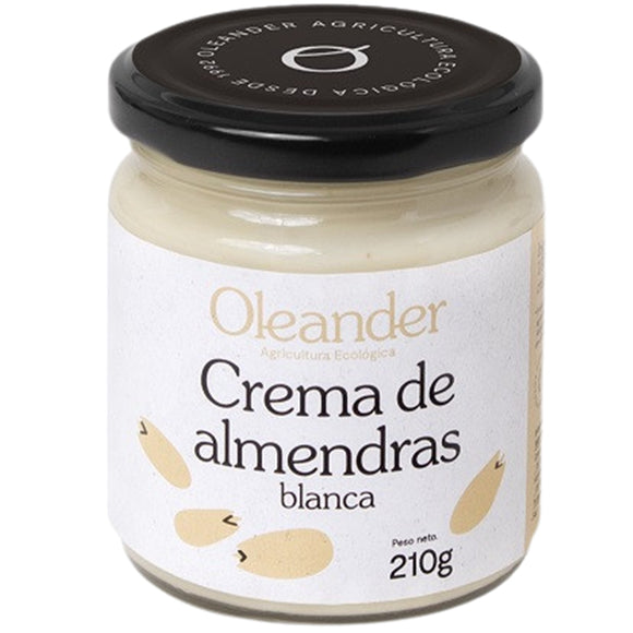 Crema de Almendras Blanca 100% Pura Bio 210g - Delicatessin