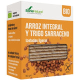 Tostadas Ligeras de Arroz Integral y Trigo Sarraceno Sin Gluten Bio 100g - Delicatessin