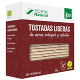 Tostadas Ligeras de Arroz y Castaña Bio 95g - Delicatessin
