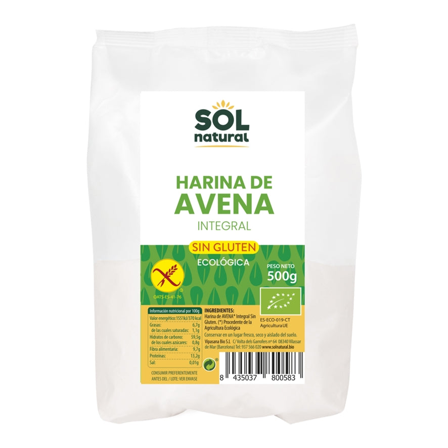 Avena Integral Sin Gluten Certificada