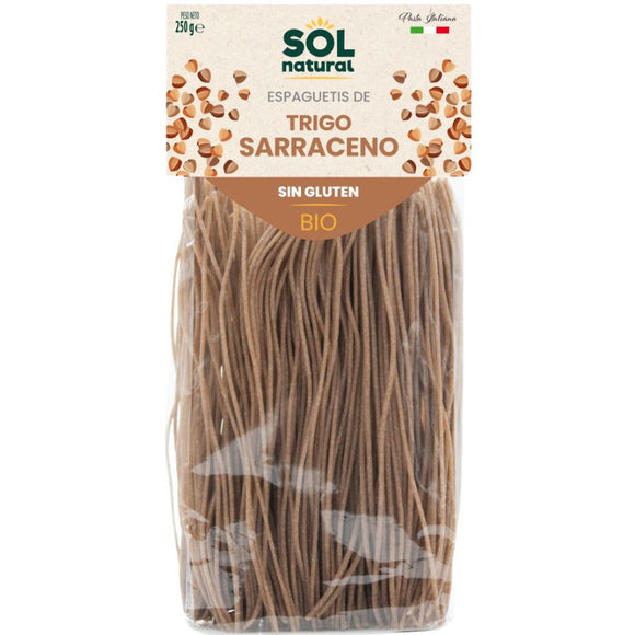 Spaghetti de Trigo Sarraceno Sin Gluten Bio 250g - Delicatessin