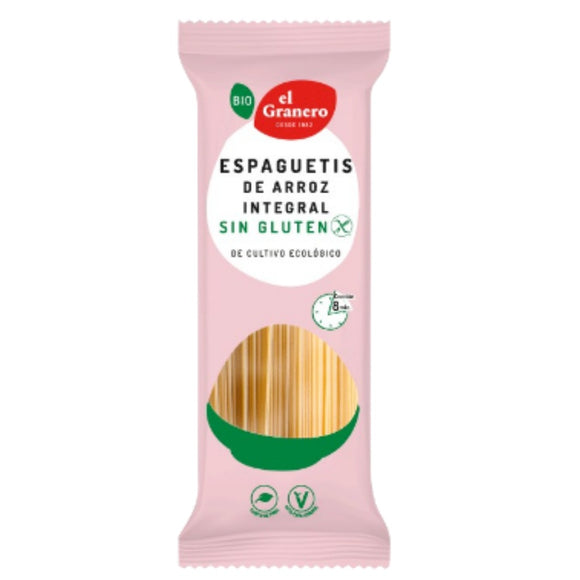 Spaghetti de Arroz Integral Sin Gluten Bio 500g - Delicatessin