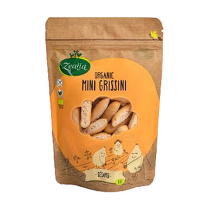 Mini Grissini de Sésamo Sin Gluten Bio 75g - Delicatessin