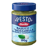 Pesto con Albahaca 100% Italiana y Mozzarella de Bufala Campana DOP 190g - Delicatessin