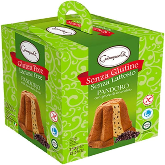 Pandoro con Chispas de Chocolate Sin Gluten y Sin Lactosa 400g - Delicatessin