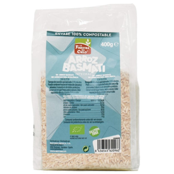 Arroz Basmati Integral Bio 400g - Delicatessin