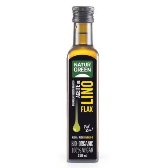 Aceite de Lino Flax con Omega 3 Bio 250ml - Delicatessin