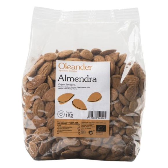 Almendra Cruda con Piel Bio 1kg - Delicatessin