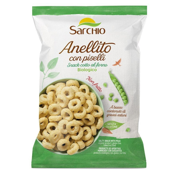 Anellito Snacks Guisantes Sin Gluten Bio 45g