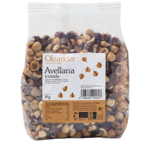 Avellana Tostada con Piel Bio 1kg - Delicatessin