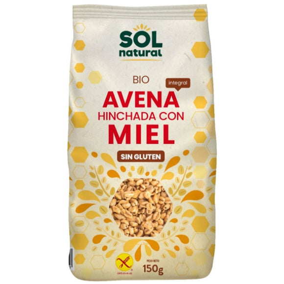 Avena Hinchada con Miel Sin Gluten Bio 150g - Delicatessin