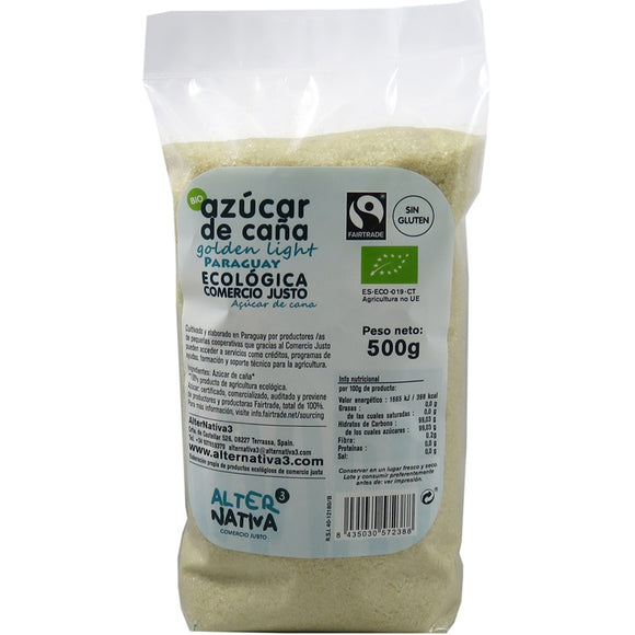 Azúcar de Caña Integral Golden Paraguay Bio Fairtrade 500g - Delicatessin