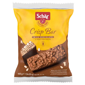 Barritas de Chocolate Crisp Bar Sin Gluten 105g - Delicatessin
