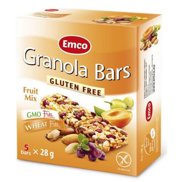 Barritas de Granola Fruit Mix Sin Gluten 140g - Delicatessin