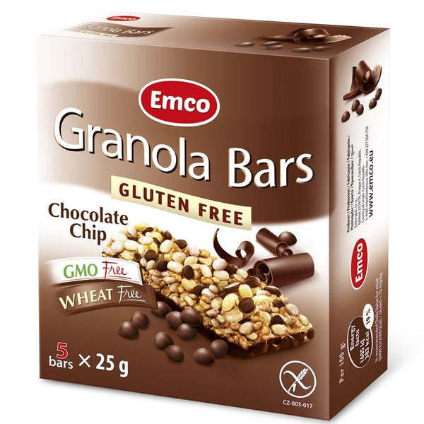 Barritas de cereales con chocolate con leche y sin aceite de palma