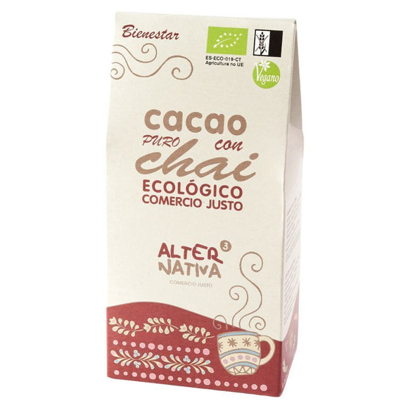 Cacao Puro con Chai Bio Fairtrade 125g - Delicatessin