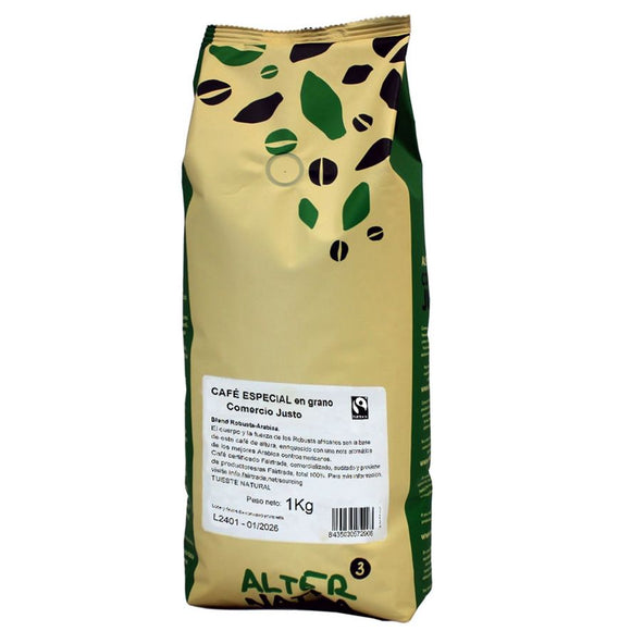 Café Especial en Grano Bio Fairtrade 500g - Delicatessin