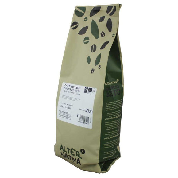 Café Soluble Liofilizado 100% Arábica Bio Fairtrade 500g - Delicatessin