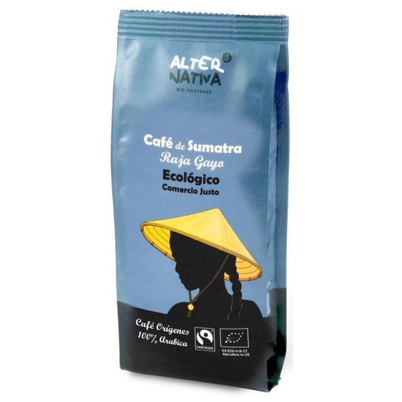Café Sumatra Raja Gayo Molido Bio Fairtrade 250g - Delicatessin