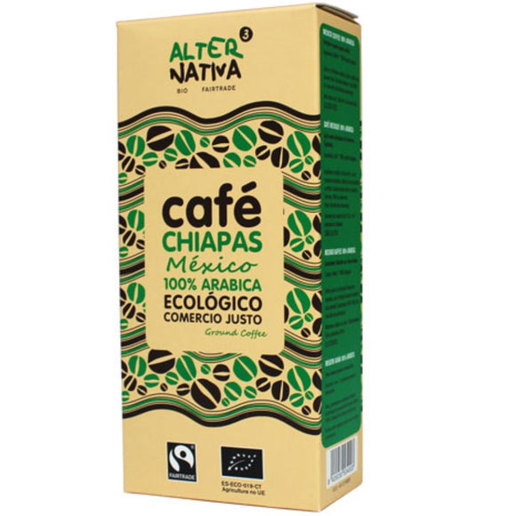 Café Chiapas Arábica Molido Bio Fairtrade 250g - Delicatessin