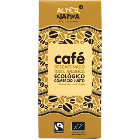 Café Descafeinado Molido Bio Fairtrade 250g - Delicatessin