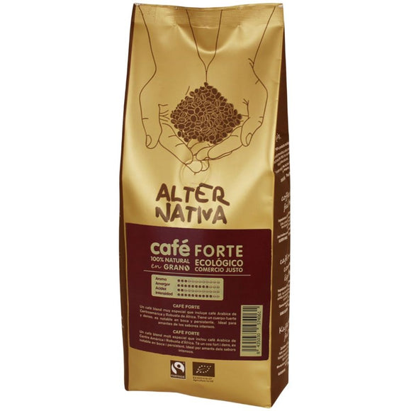 Café Forte en Grano Bio Fairtrade 500g - Delicatessin