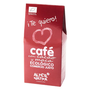 Café con Cacao y Maca Molido Bio Faitrade 125g - Delicatessin