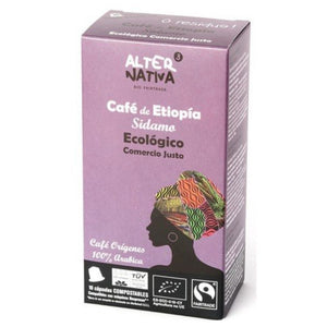 Cápsulas de Café Etiopía Bio Fairtrade 10 Uds. - Delicatessin