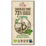 Chocolate Negro 73% Cacao con Menta Bio Fairtrade 100g - Delicatessin