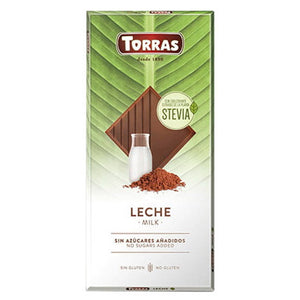 Chocolate con Leche con Stevia 100g - Delicatessin