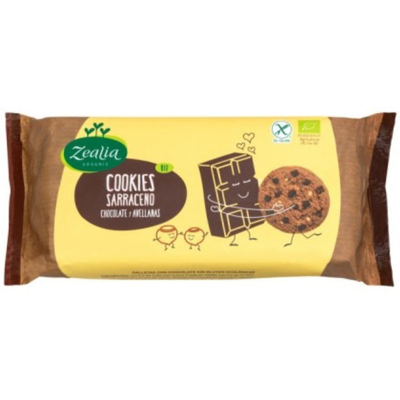 Cookies de Sarraceno con Chocolate y Avellanas Sin Gluten Bio 130g - Delicatessin