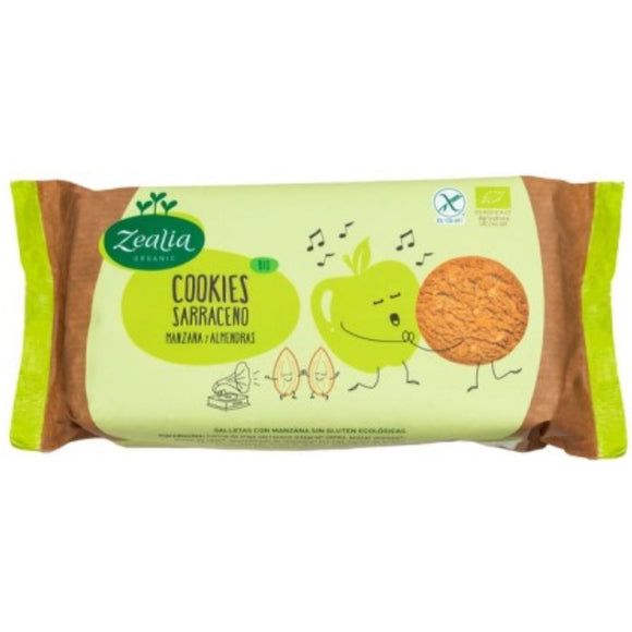 Cookies de Sarraceno con Manzana y Almendras Sin Gluten Bio 130g - Delicatessin