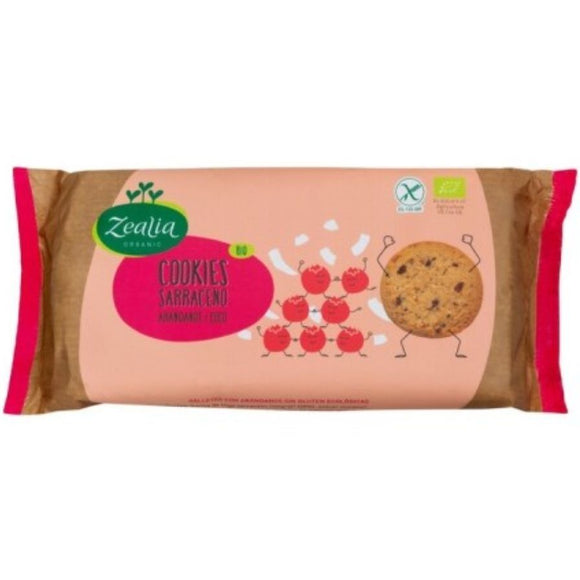 Cookies de Sarraceno con Arándanos y Coco Sin Gluten Bio 130g - Delicatessin