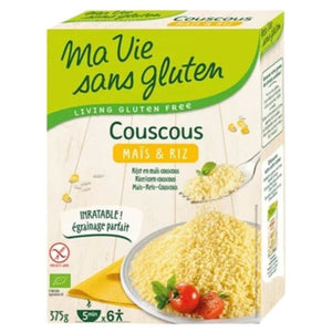 Cous Cous de Maíz y Arroz Sin Gluten Bio 375g - Delicatessin