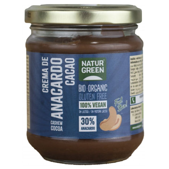 Crema de Anacardo con Cacao Bio 200g - Delicatessin