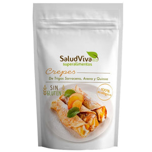 Mix para Creps de Harina Trigo de Sarraceno Avena Quinoa Bio 285g - Delicatessin