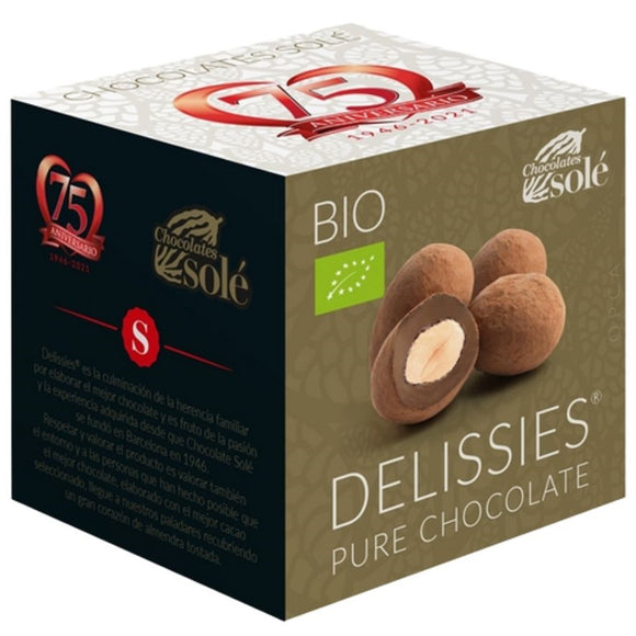 Delissies Pure Chocolate Sin Gluten Bio 80g - Delicatessin