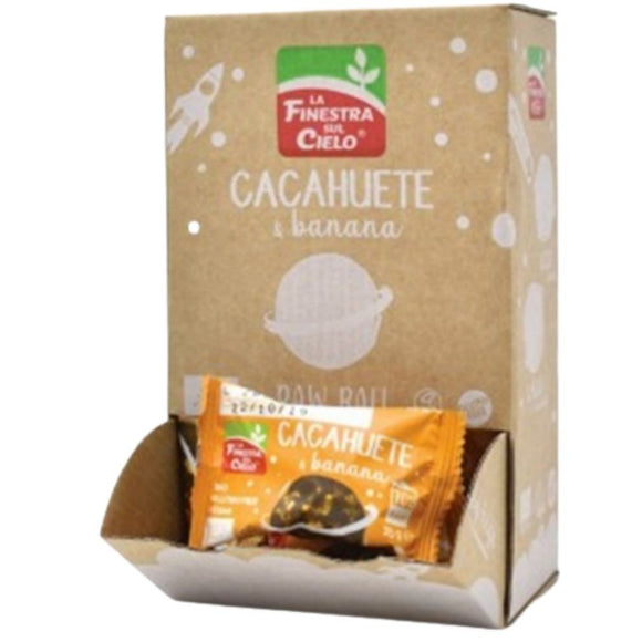 Energy Balls con Cacahuete y Banana Raw Bio 500g (20 x 25g) - Delicatessin