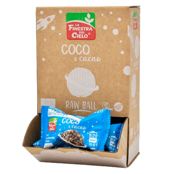 Energy Balls con Coco y Cacao Raw Bio 500g (20 x 25g) - Delicatessin
