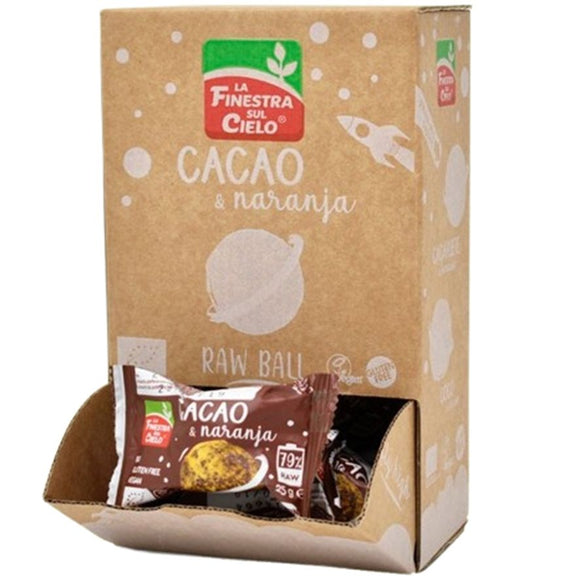 Energy Balls con Cacao y Naranja Raw Bio 500g (20 x 25g) - Delicatessin