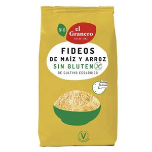 Fideos de Maíz y Arroz Sin Gluten Bio 500g - Delicatessin