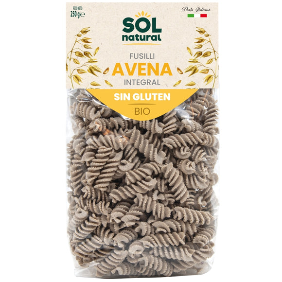 Fusilli de Avena Sin Gluten Bio 250g - Delicatessin
