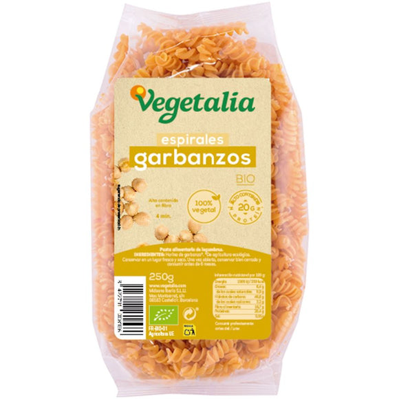 Fusilli de Garbanzo Sin Gluten Bio 250g - Delicatessin