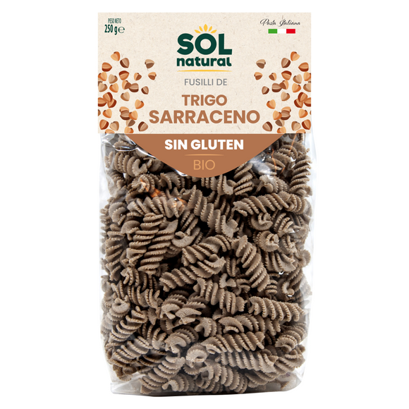 Fusilli de Trigo Sarraceno Sin Gluten Bio 250g - Delicatessin